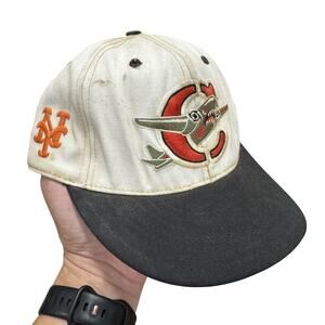 VTG Pro Line Made USA Capital City Bombers SnapBack Hat Cap Pro Model Mets - LN